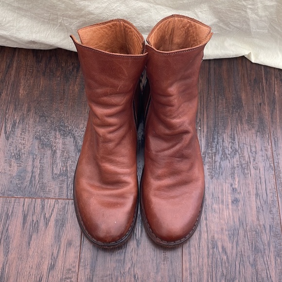 Fiorentini + Baker brown leather ankle boots - Picture 2 of 4